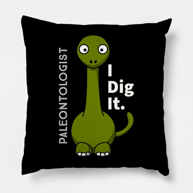 Paleontologist dinosaur Pillow by OakIslandMystery