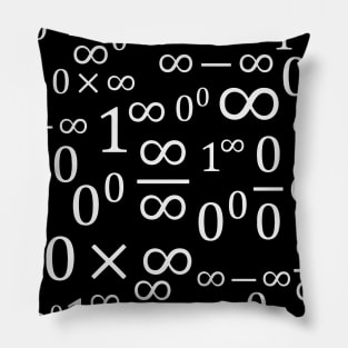 Indeterminate Forms Pattern (White) Pillow