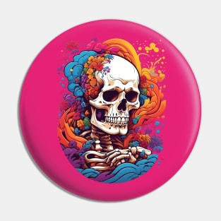 Rainbow Skeleton 2 Pin