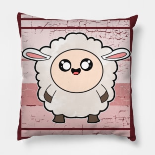 Pink Sheep Pillow