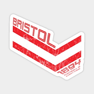 Football Is Everything - Bristol City FC 80s Retro Magnet