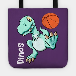 San Jose California Dinosaurs Basketball Squad Warmup Jersey (Style 2) Tote