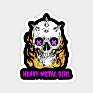 Heavy Metal - Metal Girl Magnet