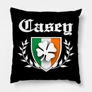 Casey Shamrock Crest Pillow