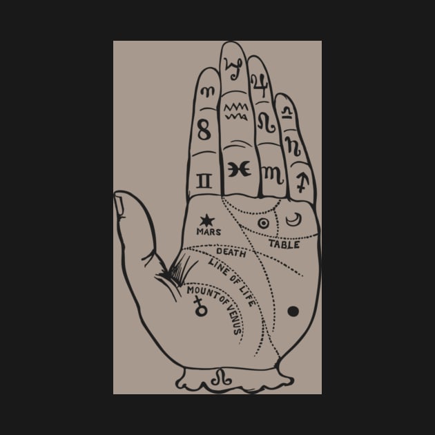 Palmistry Hand by bluespecsstudio