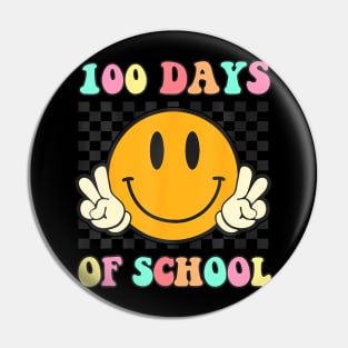 100 Days Of School Teacher Boys Girls Kids Happy 100Th Day Pin