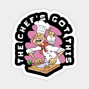 Chef's Buddy: Culinary Cockatiel Magnet