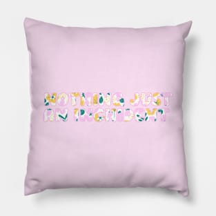 F1 Quote "Nothing Just an Inchident" by Charles Leclerc Pillow