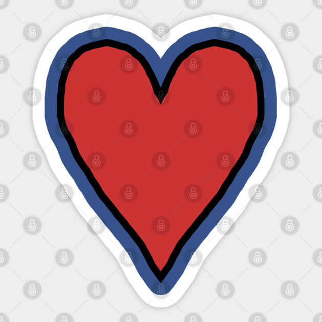 Small Red Heart of Love - Love - Sticker