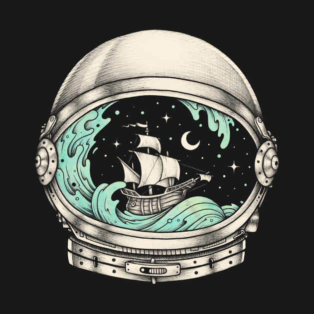 Spaceship - Space - T-Shirt