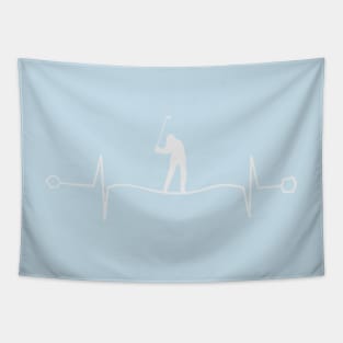 first Golf Player Heartbeat Tapestry