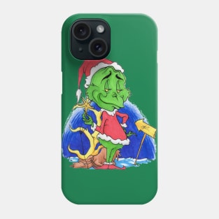 The Grinch Peep Phone Case