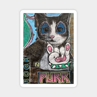 Rock n Purr Magnet