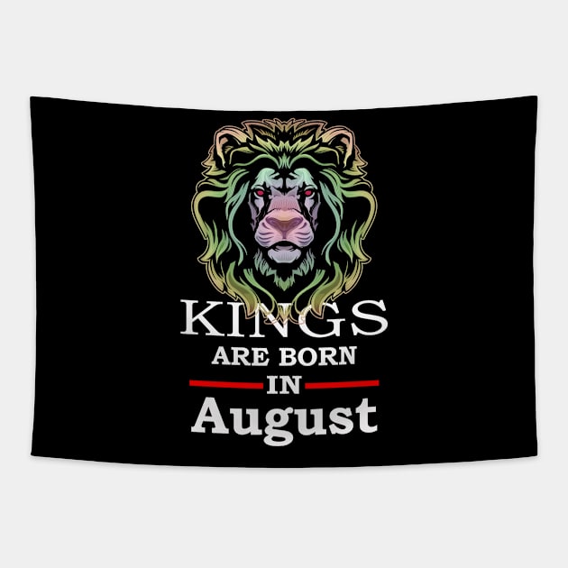 Kings Born in August Tapestry by vestiart