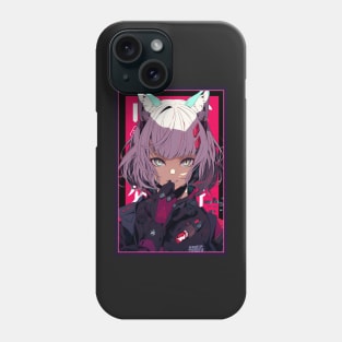 Anime Cat Girl | Quality Anime Design | Chibi Cat Girl Miaw | Manga Anime Art Phone Case