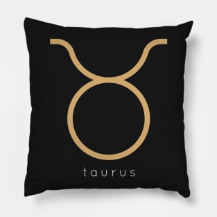 Zodiac Sign Taurus Pillow