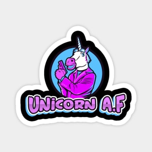 Unicorn AF, Funny Cute, Unicorn Gift, Unicorn Meme Magnet