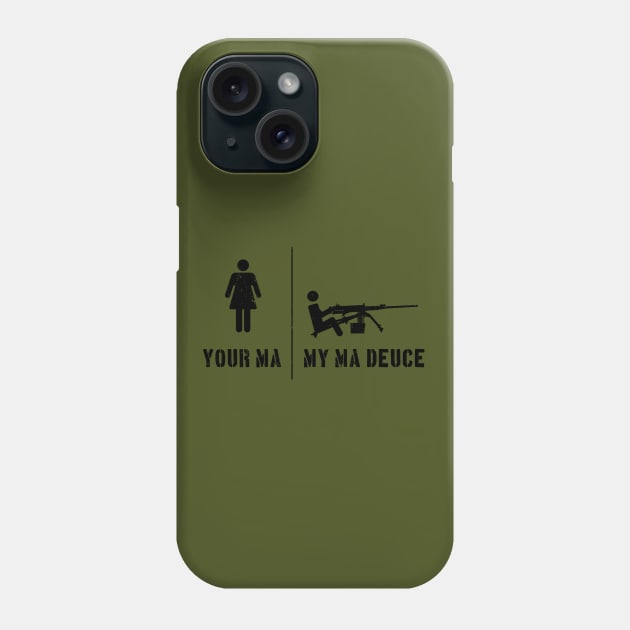 Your Ma, My Ma Deuce Phone Case by CCDesign