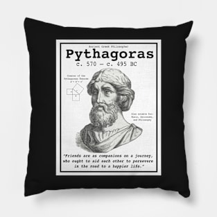 Pythagoras Math Poster Pillow