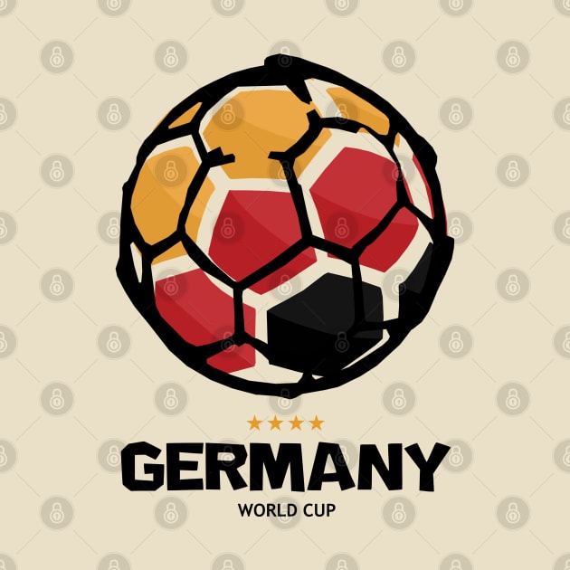 Germany Football Country Flag by KewaleeTee