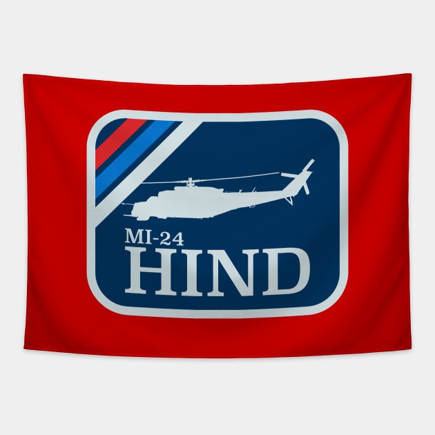 MI-24 Hind Patch Tapestry by TCP