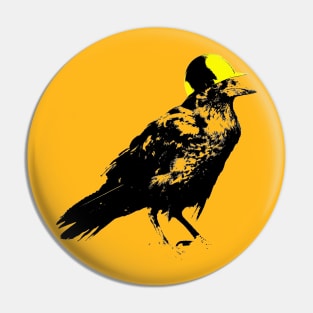 Crows Hate Mondays Pin