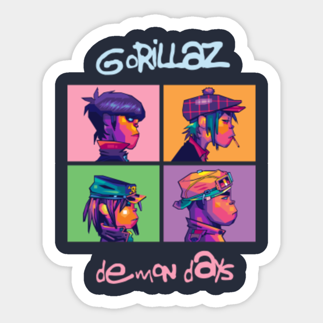 Gorillaz - Gorillaz - Sticker