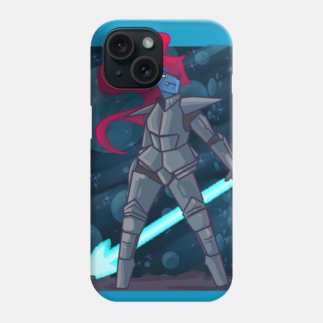 undyne Phone Case by inkpocket