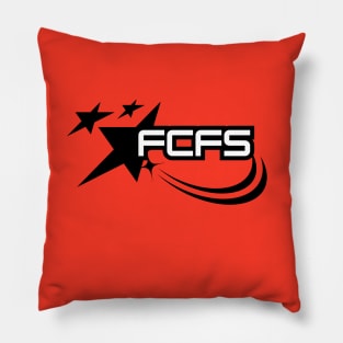 White and Black FCFS design Pillow