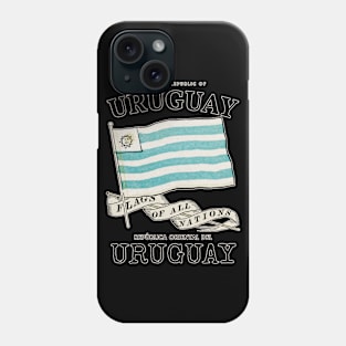 Vintage Uruguay Country Flag Phone Case