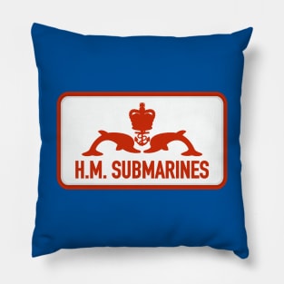 H.M. Submarines Patch Pillow