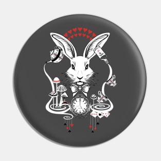 Down The Rabbit Hole Pin