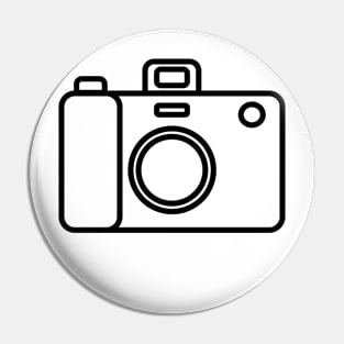 Photographer logo print Pin