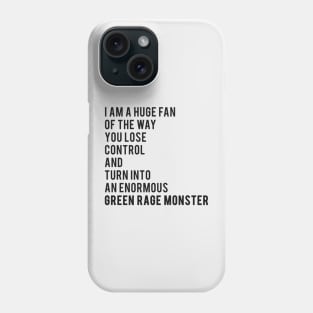 Green Rage Monster Phone Case