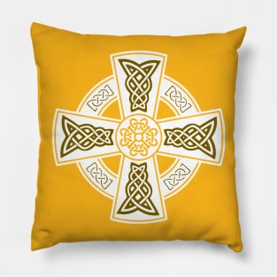 Celtic High Cross Decorative Knotwork 8 Pillow