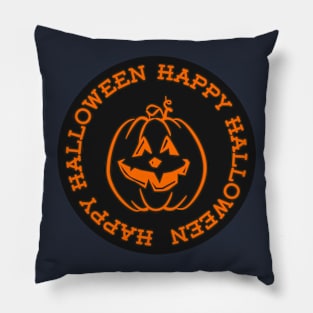 Happy Halloween Pumpkin Pillow