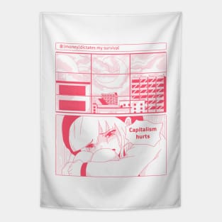 Capitalism Hurts Manga Tapestry