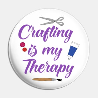 Crafting is my therapy Pin