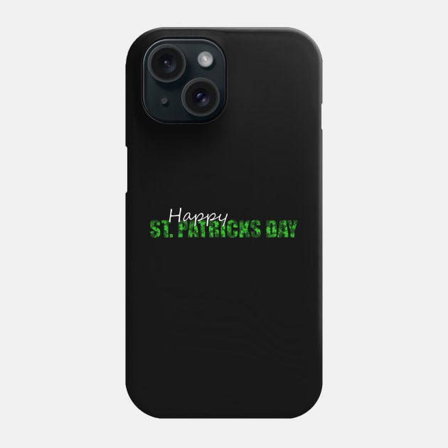 Happy St. Patricks Day Shamrock Camouflage Phone Case by Moon Lit Fox