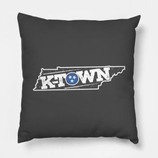 K-Town Tennessee (White on Iron) Pillow