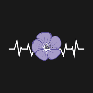 Purple Flower Flower Petal T-Shirt