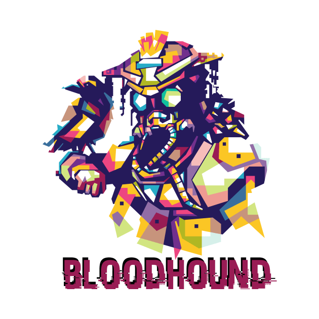 Apex Legends Bloodhound Geometric art by AwHM17