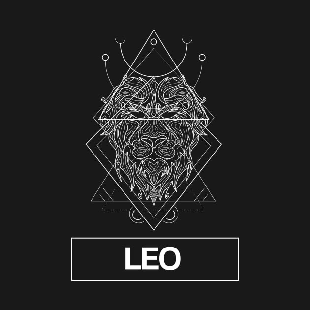 Leo Zodiac Constellation by FungibleDesign