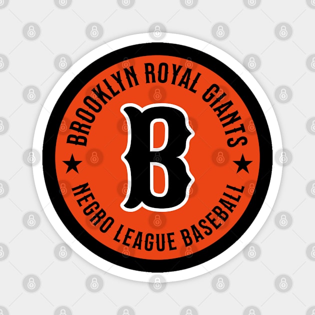 The Brooklyn Royal Giants Negro League Baseball - Tribute - Reversed Magnet by UrbanLifeApparel