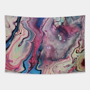 Abstract Fluid Illustration with dynamics delusions Tapestry