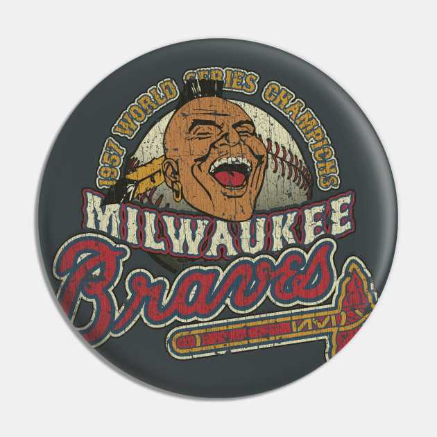Milwaukee Braves Atlanta Throwback logo Circle Logo Decal Sticker 5 si