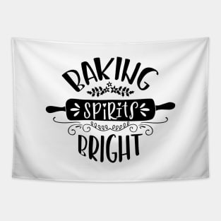 Baking Spirits Bright, Christmas gif idea Tapestry