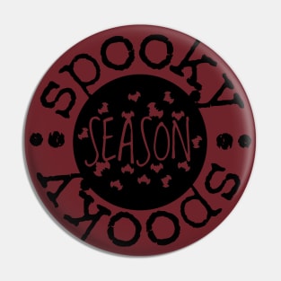 Spooky Season, Halloween Bat, Halloween Party Pin