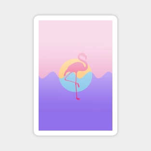 Pink Flamingo Magnet