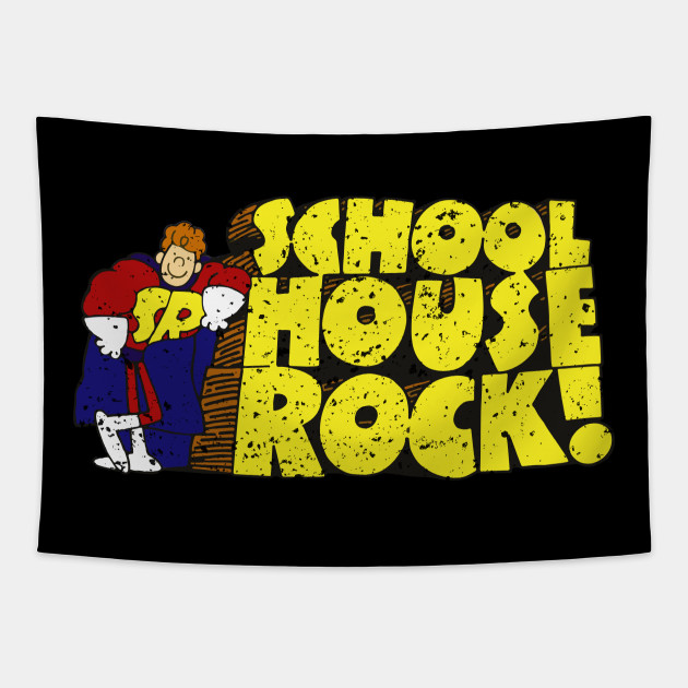 Mandra Schoolhouse Rock 70s Cartoon Vintage Logo T-Shirt